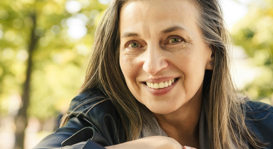 portrait shot of a middle aged woman
